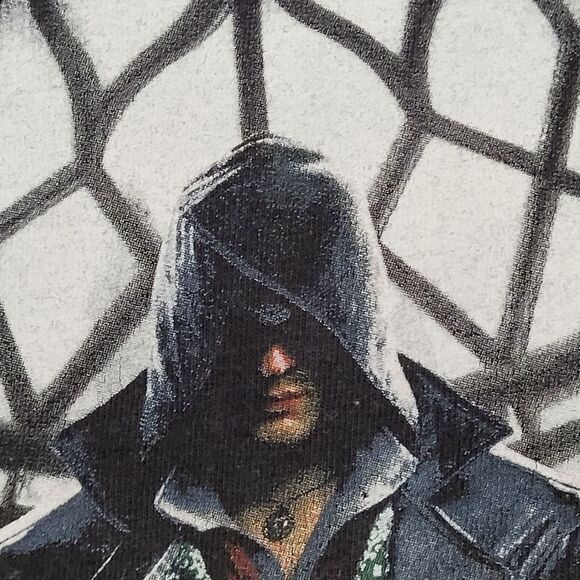 Assassins-Creed Syndicate Shirt Medium 19x26 Black - Picture 9 of 11